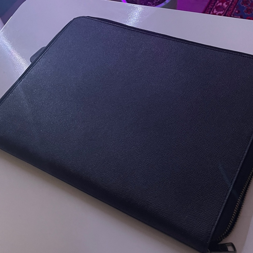 Coach Leather Portfolio